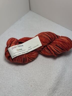 Color Dance Yarn Skein - Blood Orange Shades - NWT